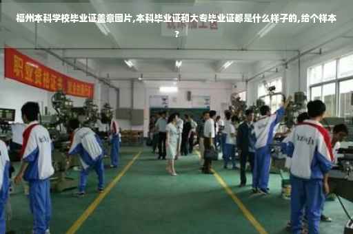 福州本科学校毕业证盖章图片,本科毕业证和大专毕业证都是什么样子的,给个样本?