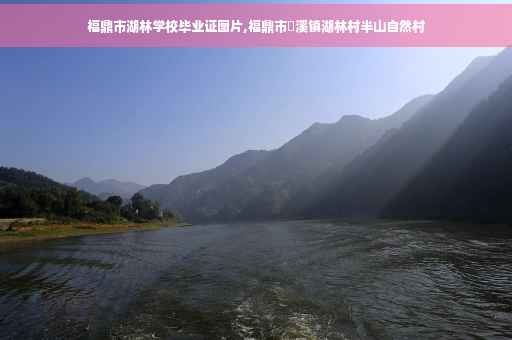 福鼎市湖林学校毕业证图片,福鼎市磻溪镇湖林村半山自然村