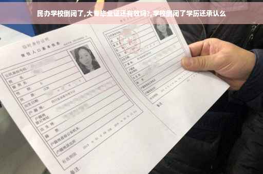 民办学校倒闭了,大专毕业证还有效吗?,学校倒闭了学历还承认么 民办学校倒闭了,大专毕业证还有效吗?,学校倒闭了学历还承认么