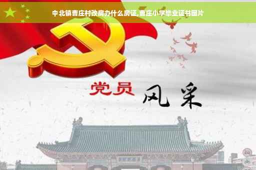 中北镇曹庄村改房办什么房证,曹庄小学毕业证书图片