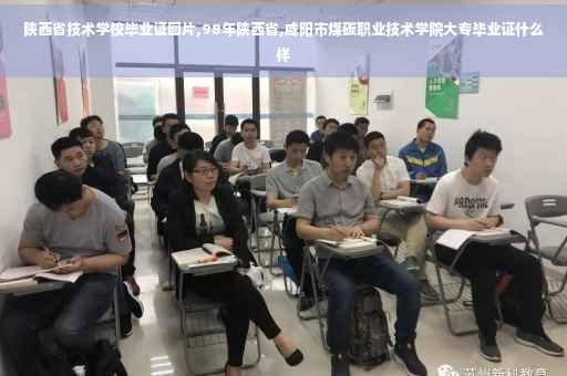 陕西省技术学校毕业证图片,98年陕西省,咸阳市煤碳职业技术学院大专毕业证什么样