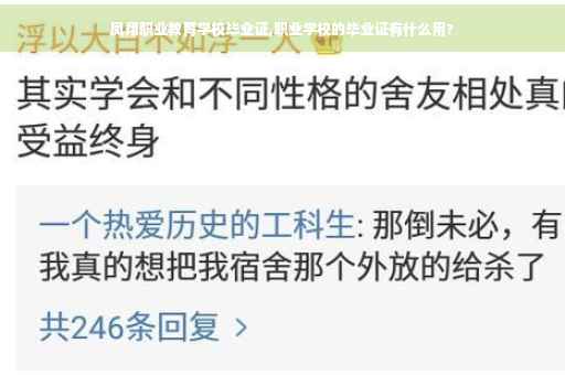 凤翔职业教育学校毕业证,职业学校的毕业证有什么用?