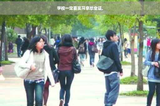 学校一定要实习拿毕业证,