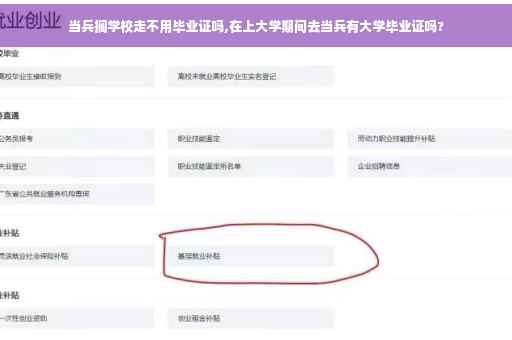 当兵搁学校走不用毕业证吗,在上大学期间去当兵有大学毕业证吗?