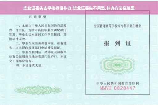 毕业证丢失去学校找谁补办,毕业证丢失不用愁,补办方法在这里