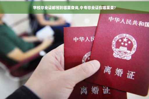 学校毕业证邮寄到哪里查询,中专毕业证在哪里查?