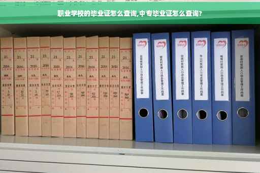 职业学校的毕业证怎么查询,中专毕业证怎么查询?