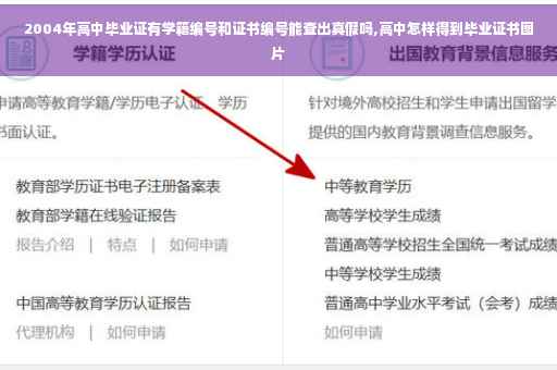 2004年高中毕业证有学籍编号和证书编号能查出真假吗,高中怎样得到毕业证书图片 2004年高中毕业证有学籍编号和证书编号能查出真假吗,高中怎样得到毕业证书图片