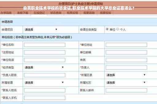 自贡职业技术学校的毕业证,职业技术学院的大学毕业证靠谱么?