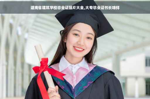 湖南省建筑学校毕业证图片大全,大专毕业证书长啥样