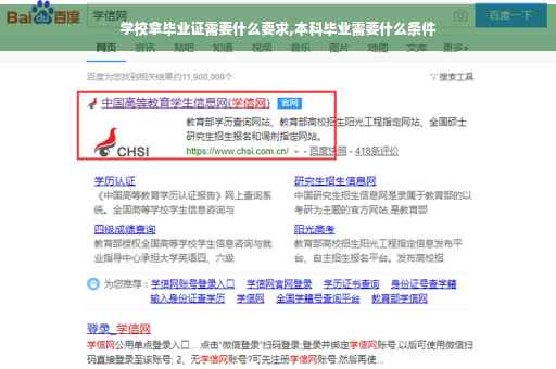 学校拿毕业证需要什么要求,本科毕业需要什么条件