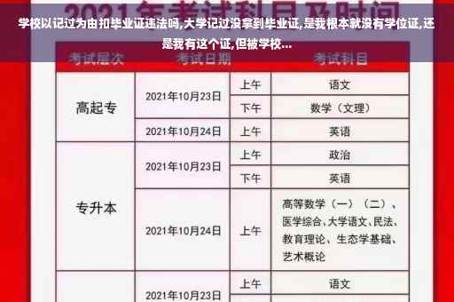 学校以记过为由扣毕业证违法吗,大学记过没拿到毕业证,是我根本就没有学位证,还是我有这个证,但被学校...