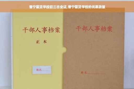 普宁国贤学校初三毕业证,普宁国贤学校的优惠政策