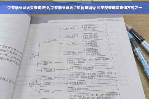 中专毕业证丢失查询途径,中专毕业证丢了如何查编号 回学校查询是查询方式之一