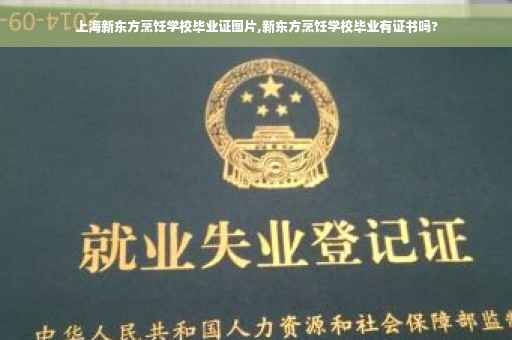 上海新东方烹饪学校毕业证图片,新东方烹饪学校毕业有证书吗?