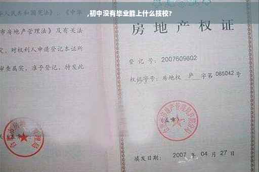 ,初中没有毕业能上什么技校?