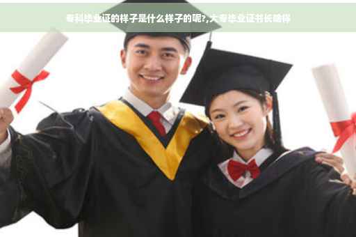 专科毕业证的样子是什么样子的呢?,大专毕业证书长啥样