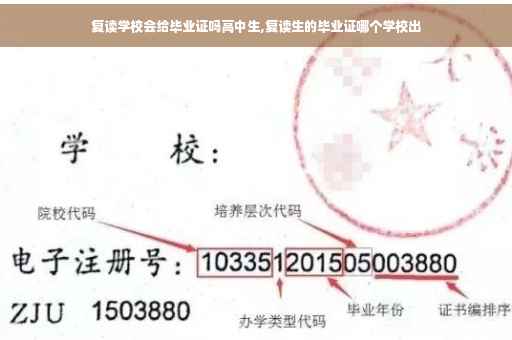 复读学校会给毕业证吗高中生,复读生的毕业证哪个学校出