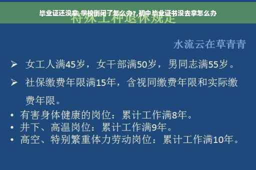 毕业证还没拿,学校倒闭了怎么办?,初中毕业证书没去拿怎么办
