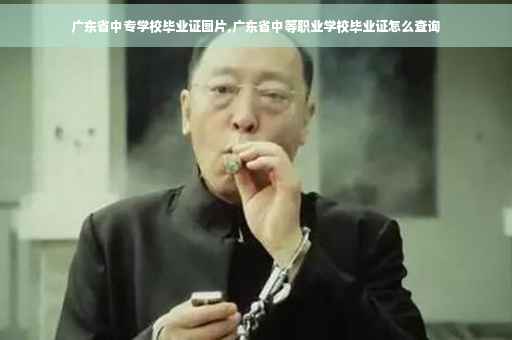 广东省中专学校毕业证图片,广东省中等职业学校毕业证怎么查询