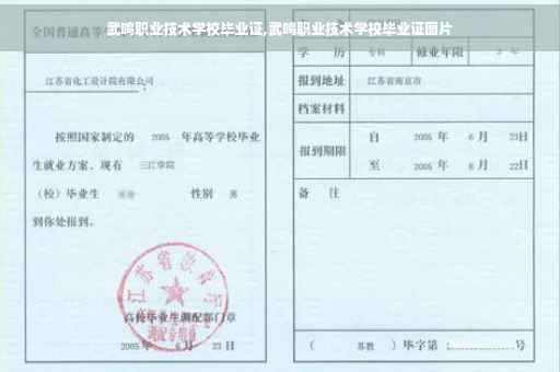 武鸣职业技术学校毕业证,武鸣职业技术学校毕业证图片