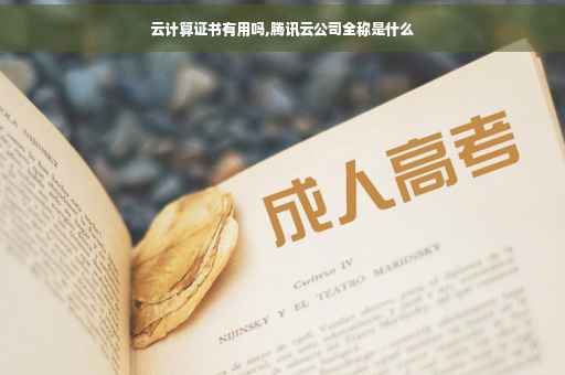 云计算证书有用吗,腾讯云公司全称是什么