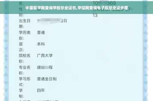 中国留学网查询学校毕业证书,学信网查询电子版毕业证步骤