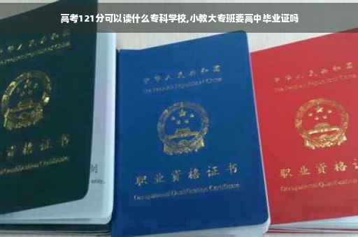 高考121分可以读什么专科学校,小教大专班要高中毕业证吗