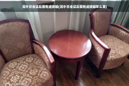 高中毕业证后面有成绩嘛(高中毕业证后面有成绩嘛怎么查)