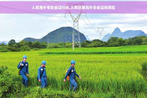 入党用中专毕业证行吗,入党还要高中毕业证吗现在