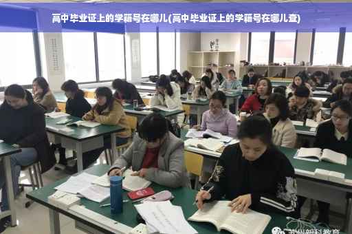 高中毕业证上的学籍号在哪儿(高中毕业证上的学籍号在哪儿查)