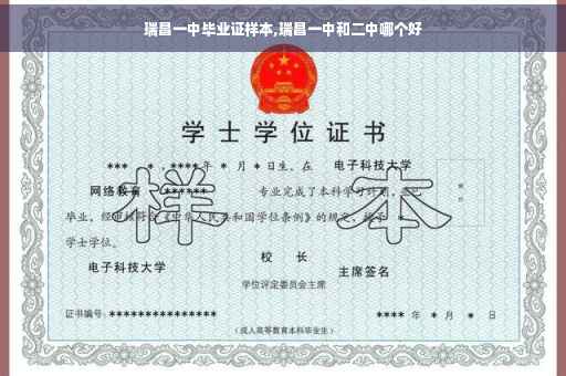 瑞昌一中毕业证样本,瑞昌一中和二中哪个好