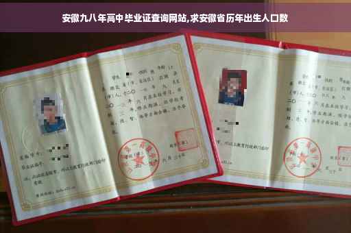 安徽九八年高中毕业证查询网站,求安徽省历年出生人口数
