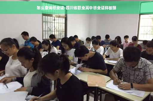 怎么查询毕业证-四川省职业高中毕业证样板图