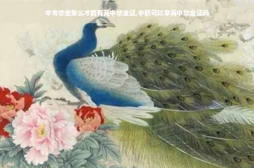 中专毕业怎么才能有高中毕业证,中职可以拿高中毕业证吗