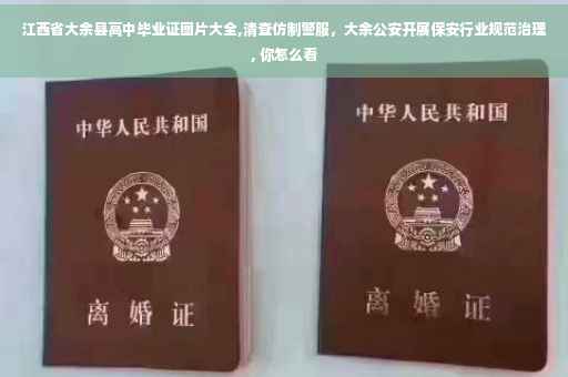 江西省大余县高中毕业证图片大全,清查仿制警服，大余公安开展保安行业规范治理, 你怎么看