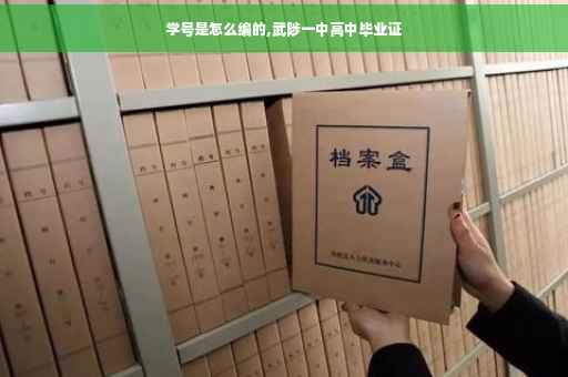 学号是怎么编的,武陟一中高中毕业证