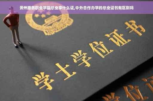 贵州康养职业学院毕业拿什么证,中外合作办学的毕业证书有区别吗