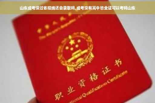 山东成考没过省控线还会录取吗,成考没有高中毕业证可以考吗山东