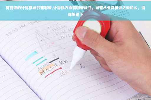 有前途的计算机证书有哪些,计算机方面有哪些证书,可有从业资格证之类的么,请详细说下 有前途的计算机证书有哪些,计算机方面有哪些证书,可有从业资格证之类的么,请详细说下