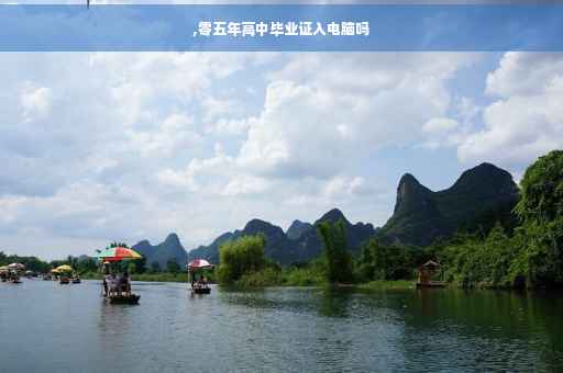 ,零五年高中毕业证入电脑吗