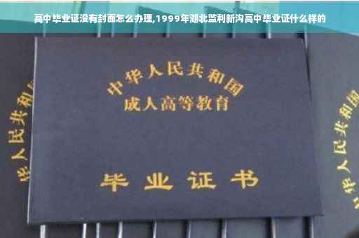 高中毕业证没有封面怎么办理,1999年湖北监利新沟高中毕业证什么样的