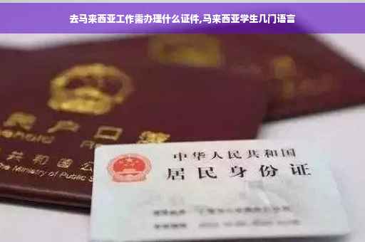 去马来西亚工作需办理什么证件,马来西亚学生几门语言