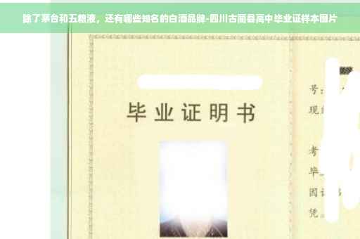 除了茅台和五粮液，还有哪些知名的白酒品牌-四川古蔺县高中毕业证样本图片