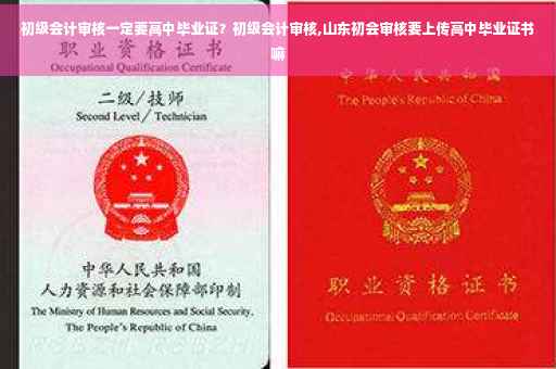 初级会计审核一定要高中毕业证？初级会计审核,山东初会审核要上传高中毕业证书嘛
