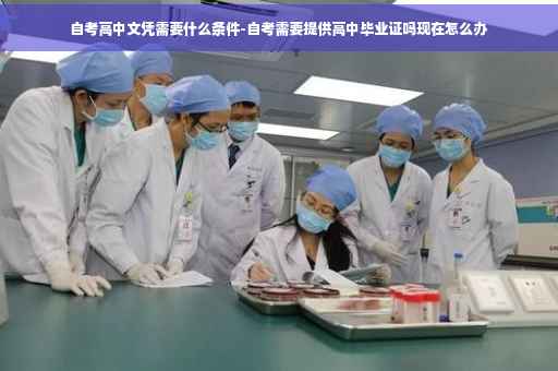 自考高中文凭需要什么条件-自考需要提供高中毕业证吗现在怎么办