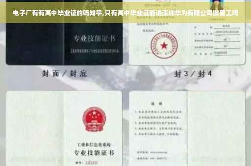 电子厂有有高中毕业证的吗知乎,只有高中毕业证能进深圳华为有限公司做普工吗 电子厂有有高中毕业证的吗知乎,只有高中毕业证能进深圳华为有限公司做普工吗