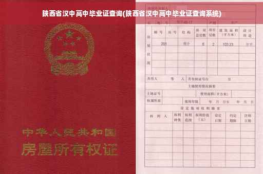 陕西省汉中高中毕业证查询(陕西省汉中高中毕业证查询系统)