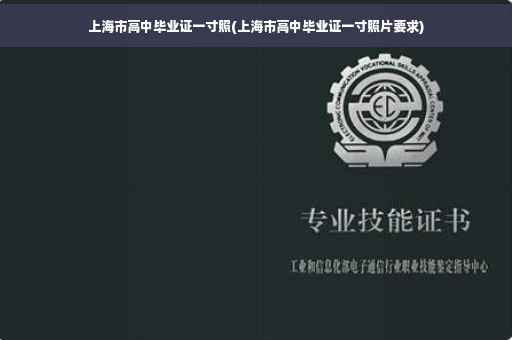 上海市高中毕业证一寸照(上海市高中毕业证一寸照片要求)