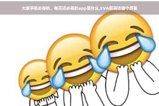 大家手机必存的，每天还必看的app是什么,EVA和高达哪个厉害